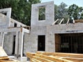 Residential construction site, south Tampa, Florida