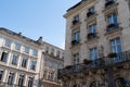 Residential Haussmann building in Bordeaux like Paris Royalty Free Stock Photo