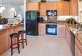 Residential Model Home Kitchen Royalty Free Stock Photo