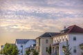 Residential homes in Daybreak Utah against sky Royalty Free Stock Photo