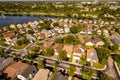 Residential homes in Weston FL USA Royalty Free Stock Photo