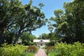 Residential homestead and garden in Vergelegen Royalty Free Stock Photo