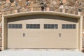 Residential house garage door Royalty Free Stock Photo