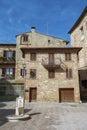 Residential house in Pienza, Tuscany, Italy Royalty Free Stock Photo