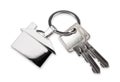 Residential house key-chain and keys