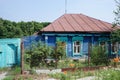 Residential house on the street in Vinnovka area of Ulyanovsk, near the Volga