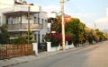 Residential houses in Calis beach area in Fethiye city.