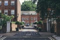 Residential houses on Hall Road in St John\'s Wood, City of Westminster, London