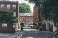 Residential houses on Hall Road in St John\'s Wood, City of Westminster, London