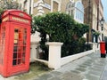 Residential houses in Maida Vale district in Westminster London England Royalty Free Stock Photo