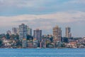 Residential houses skyline on the edge of Sydney Harbour, Australia.