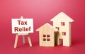 Residential houses and tax relief easel. Deferral payments of taxes and debts. Financial flexibility. State support for a period