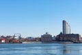 Skyline of Astoria Queens New York along the East River Royalty Free Stock Photo