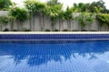 Residential inground swimming pool