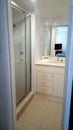 Residential - Modern bathroom in multi storey building in an apartment building in Coolangatta Qld