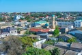 Residential neighborhood at Mardakan, Absheron peninsula in Azer