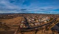 Residential neighborhood in north Denver Colorado Royalty Free Stock Photo