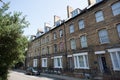 Residential properties on Wellington Square in Oxford, Oxfordshire, UK