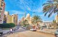 The residential quarters of Alexandria, Egypt Royalty Free Stock Photo