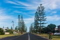 A residential road in Yamba, Australia