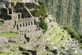 The residential sector of the City of Machu Picchu Royalty Free Stock Photo