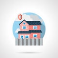 Residential security color detailed icon Royalty Free Stock Photo