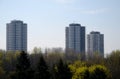 Residential skyscrapers in Katowice, Poland