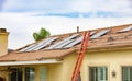 Residential Solar installiation on roof