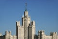 Residential stalinist building on Kotelnicheskaya embankment in Moscow