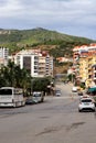 Residential street in the Alanya city