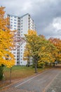 Residential units at a shore of the lake Tegeler See in Berlin, Germany