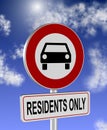 Residents only