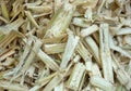 Residue of sugar cane. Royalty Free Stock Photo