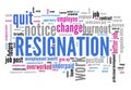 Resignation