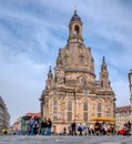 Resilience Revered: Frauenkirche Dresden Royalty Free Stock Photo