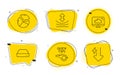 Cloud storage, Mini pc and Pie chart icons set. Resilience, Tutorials and Energy drops signs. Vector