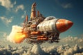 Resilient Rocket ship startup. Generate Ai