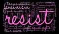 Resist Word Cloud