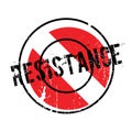 Resistance rubber stamp