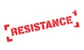 Resistance rubber stamp