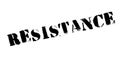 Resistance rubber stamp