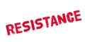 Resistance rubber stamp