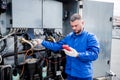 Resistance test of temperature sensors in the cooling supply section of the ventilation unit