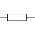 Resistor Component Symbol For Circuit Design