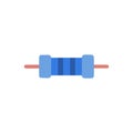 Resistor Icon for Electronic Circuits Royalty Free Stock Photo