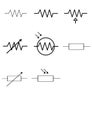 Resistor Symbol Collection For Circuit Desgin