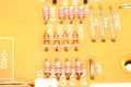 Resistors on circuit board