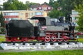 Resita, Romania - Steam locomotive at the Locomotives Museum