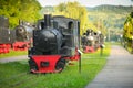 Resita, Romania - Steam locomotive at the Locomotives Museum