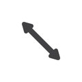 Resize arrow vector icon